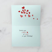 Grandfather 87th Birthday Car Load of Hearts Karte (Innenseite)