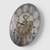 Grandfather Acrylic Wall Clock Große Wanduhr (Winkel)