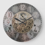 Grandfather Acrylic Wall Clock Große Wanduhr (Vorderseite)