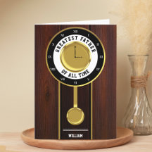 Grandfather Clock Greatest Father Father's Day