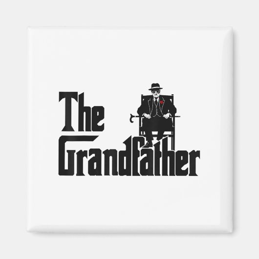 Grandfather Funny Quote Design For Grandpas Magnet (Vorne)