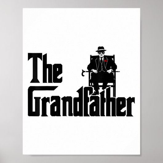 Grandfather Funny Quote Design For Grandpas Poster (Vorne)