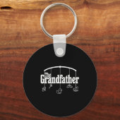 Grandfather Funny Quote Design For Grandpas Schlüsselanhänger (Vorderseite)