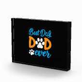 Grandfather Gift | Best Dog Dad Ever Fotoblock (Rechts)