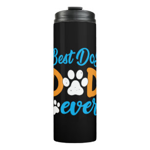 Grandfather Gift   Best Dog Dad Ever Thermosbecher