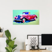 GrandFather Lover Vintage CAR Poster (Heimbüro)