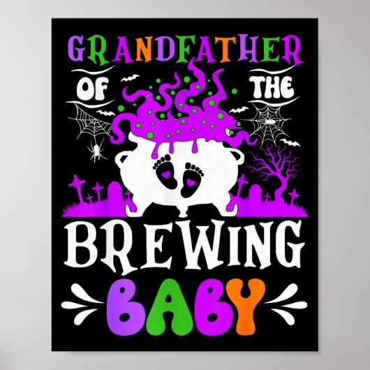 Grandfather Of The Brewing Baby Grandpa To Be Hall Poster (Vorne)