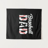 Grandfather Quotes | Baseball Dad Wandteppich (Vorderseite (Horizontal))