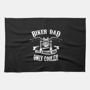 Grandfather Quotes   Best Biker Dad Geschirrtuch