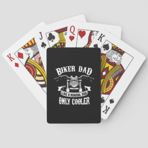 Grandfather Quotes Best Biker Dad Spielkarten