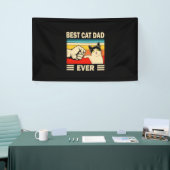 Grandfather Quotes | Best Cat Dad Ever Banner (Messeveranstaltung)