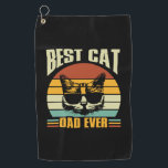 Grandfather Quotes | Best Cat Dad Ever Golfhandtuch<br><div class="desc">Grandfather Quotes | Best Cat Dad Ever</div>