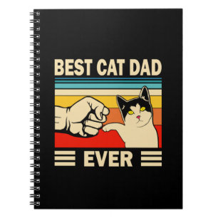 Grandfather Quotes Best Cat Dad Ever Notizblock