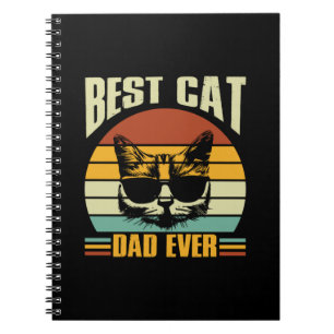 Grandfather Quotes Best Cat Dad Ever Notizblock