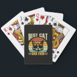 Grandfather Quotes | Best Cat Dad Ever Spielkarten<br><div class="desc">Grandfather Quotes | Best Cat Dad Ever</div>