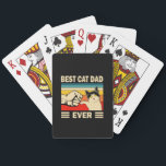 Grandfather Quotes | Best Cat Dad Ever Spielkarten<br><div class="desc">Grandfather Quotes | Best Cat Dad Ever</div>