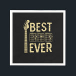 Grandfather Quotes | Best Dad Guitar Ever Serviette<br><div class="desc">Grandfather Quotes | Best Dad Guitar Ever</div>