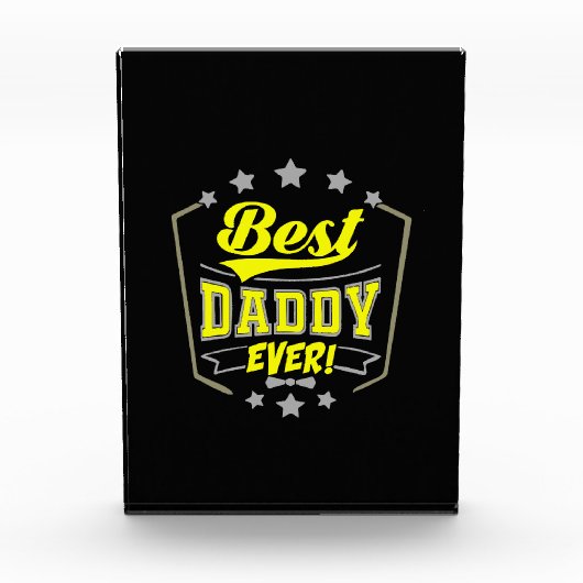 Grandfather Quotes | Best Daddy Ever Fotoblock (Vorderseite)
