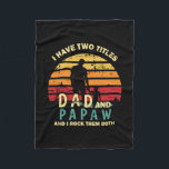 Grandfather Quotes | Dad And Papa I Rock Them Fleecedecke<br><div class="desc">Grandfather Quotes | Dad And Papa I Rock Them</div>
