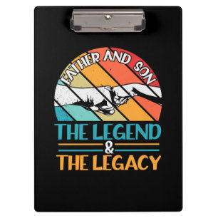 Grandfather Quotes Father And Son The Legend Klemmbrett