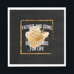 Grandfather Quotes | Father And Sons Best Friend Serviette<br><div class="desc">Grandfather Quotes | Father And Sons Best Friend</div>