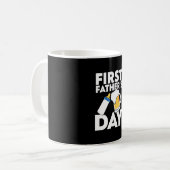 Grandfather Quotes | First Father's Day Kaffeetasse (Vorderseite Links)