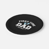 Grandfather Quotes | First Time Dad 2022 Pappteller (Schrägansicht)