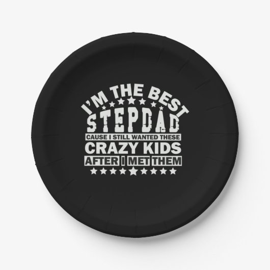 Grandfather Quotes | I Am The Best Stepdad Pappteller (Vorderseite)