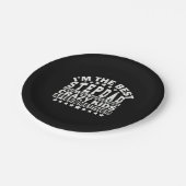 Grandfather Quotes | I Am The Best Stepdad Pappteller (Schrägansicht)