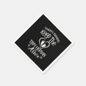 Grandfather Quotes | Keep The Tiny Human Alive Serviette (Ecke)