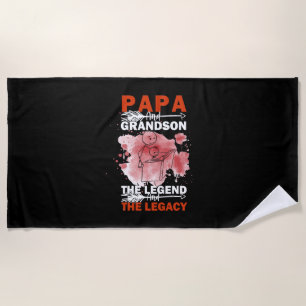 Grandfather Quotes   Papa And Grandson Strandtuch