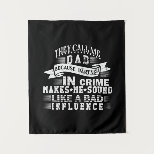 Grandfather Quotes | They Call Me Dad Wandteppich (Vorderseite)