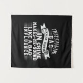 Grandfather Quotes | They Call Me Dad Wandteppich (Vorderseite (Horizontal))