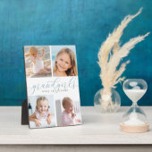 Grandgirls Make Life Grand | Four Photo Collage Fotoplatte (Seite)