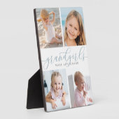 Grandgirls Make Life Grand | Four Photo Collage Fotoplatte (Seite)