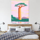 Grandidiers Baobab Leinwanddruck (Insitu (Schlafzimmer))
