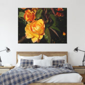 Grandiflora-Rose fällt es reich an Leinwand (Insitu (Schlafzimmer))