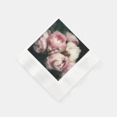 Grandiose Peonies Paper Napkin Serviette (Ecke)