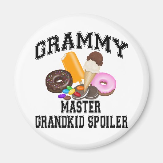 Grandkid Spoiler Grammy Magnet (Vorne)