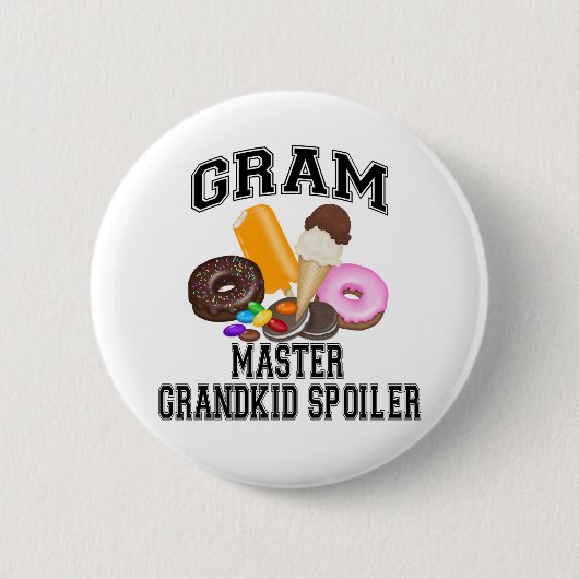 Grandkid-Verderber-Gramm Button (Vorderseite)