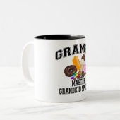 Grandkid-Verderber Gramps Zweifarbige Tasse (Vorderseite Links)