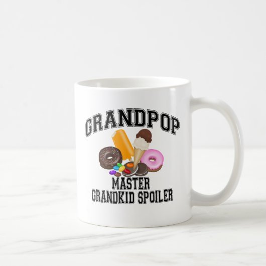 Grandkid-Verderber Grandpop Kaffeetasse (Rechts)
