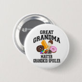 Grandkid-Verderber-große Großmutter Button (Vorne & Hinten)