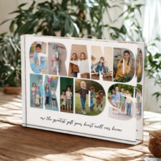 Grandkids 9 Foto Collage, Geschenk für Großeltern