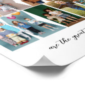 Grandkids 9 Foto Collage, Geschenk für Großeltern Poster (Ecke)