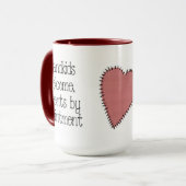 Grandkids begrüßen Kaffee-Tasse Tasse (Vorderseite Links)