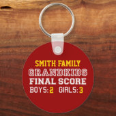 Grandkids Final Score Custom Schlüsselanhänger (Vorderseite)