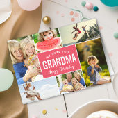 Grandkids Foto Collage Geburtstagkarte Karte