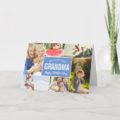 Grandkids Foto Collage Mutter Day Card Karte (Vorderseite)