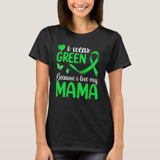 Grandkids Lymphoma Matching  I Wear Green For My M T-Shirt (Vorderseite)